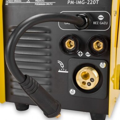 Inverterinis suvirinimo aparatas 220A MIG / MAG / TIG / MMA PM-IMG-220T 6 Inverterinis suvirinimo aparatas 220A MIG / MAG / TIG / MMA PM-IMG-220T 6