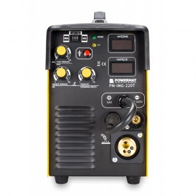 Inverterinis suvirinimo aparatas 220A MIG / MAG / TIG / MMA PM-IMG-220T 2 Inverterinis suvirinimo aparatas 220A MIG / MAG / TIG / MMA PM-IMG-220T 2