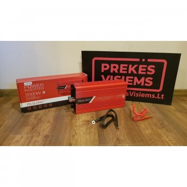Įtampos keitiklis – inverteris 12V-220V 2000W Įtampos keitiklis – inverteris 12V-220V 2000W