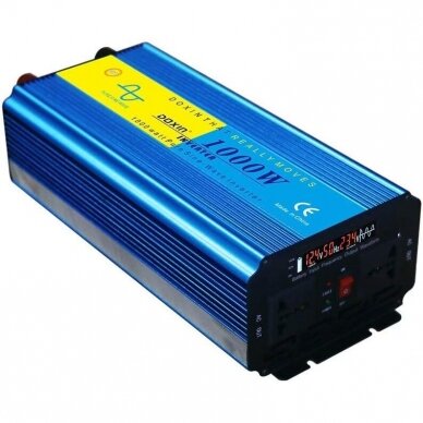 Įtampos keitiklis 12V-220V 2000W tikro sinuso 2
