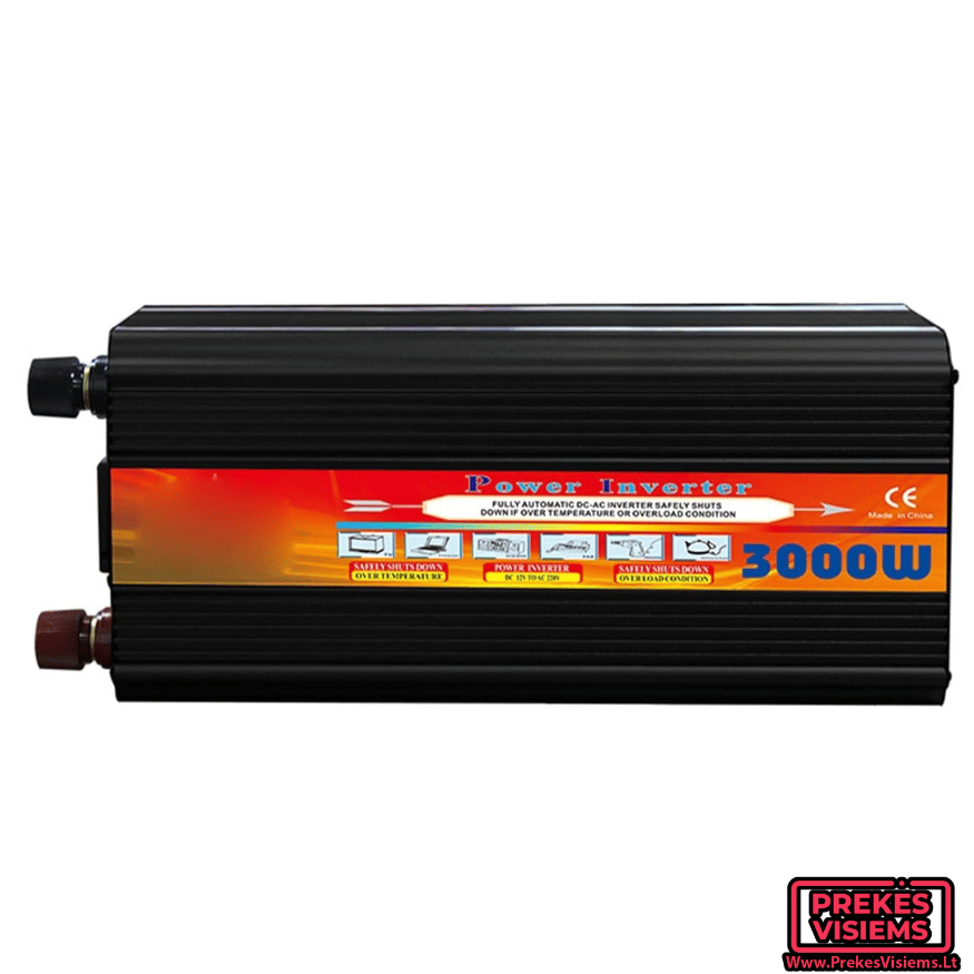 Įtampos keitiklis 3000W Įtampos keitiklis 3000W