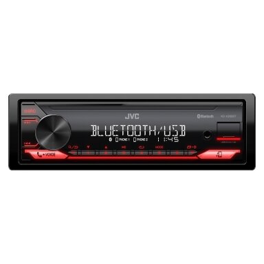 JVC, KD-X282BT USB MP3 magnetola su AUX įėjimu, Bluetooth