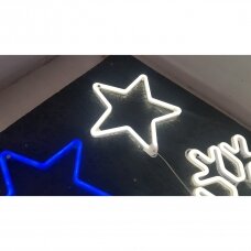 Kalėdinė LED dekoracija Žvaigždė Neon 30cm (Šaltai balta)