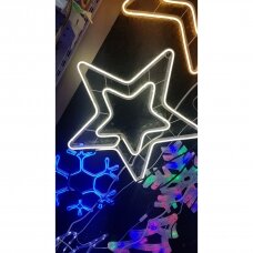 Kalėdinė LED dekoracija Žvaigždė Neon (Šaltai balta)