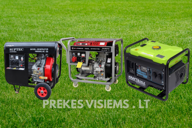 Kaip išsirinkti tinkamą elektros generatorių?