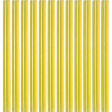 Karštų klijų lazdelių rinkinys (geltonos) (12vnt) 7.2x100mm Karštų klijų lazdelių rinkinys (geltonos) (12vnt) 7.2x100mm
