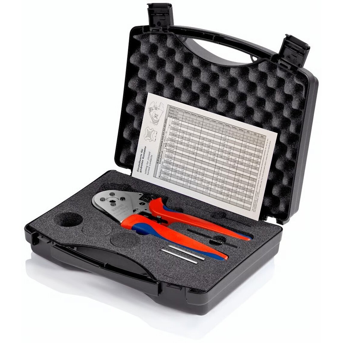 Keturių ašmenų užspaudimo replės elektros instaliacijai KNIPEX 7 Keturių ašmenų užspaudimo replės elektros instaliacijai KNIPEX 7