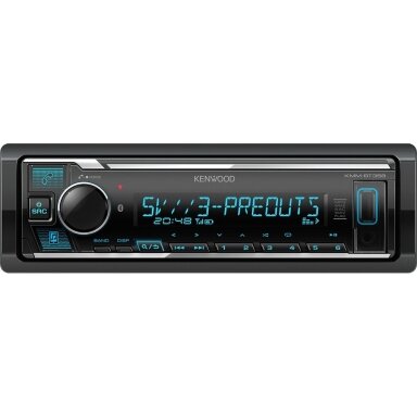 Kenwood, KMM-BT358 bluetooth, USB MP3/WMA automagnetola su AUX įėj