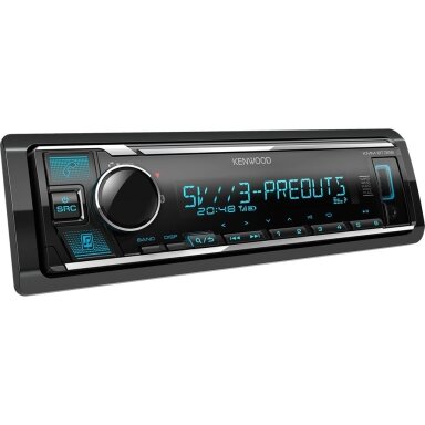 Kenwood, KMM-BT358 bluetooth, USB MP3/WMA automagnetola su AUX įėj