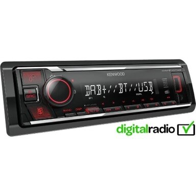 Kenwood automagnetola su AUX įėjimu, KMM-BT407DAB