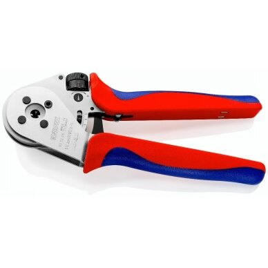 Keturių ašmenų užspaudimo replės elektros instaliacijai KNIPEX 1 Keturių ašmenų užspaudimo replės elektros instaliacijai KNIPEX 1