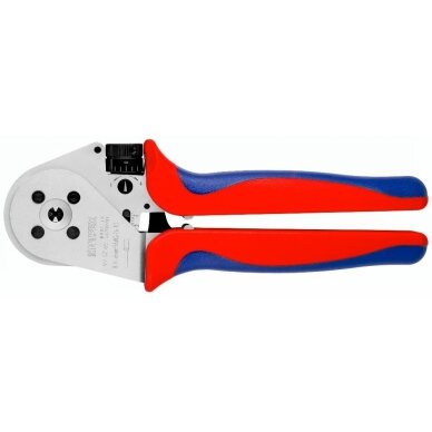 Keturių ašmenų užspaudimo replės elektros instaliacijai KNIPEX Keturių ašmenų užspaudimo replės elektros instaliacijai KNIPEX