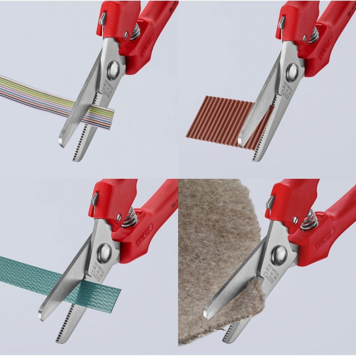 Kombinuotos žirklės 190mm KNIPEX 7 Kombinuotos žirklės 190mm KNIPEX 7
