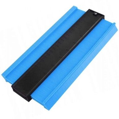 Kontūrų matuoklis-šablonas-trafaretas 125mm KD10387