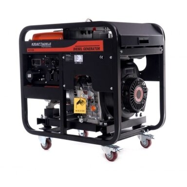 Vienfazis dyzelinis generatorius 9 kW su AVR KRAFT&DELE, KD169
