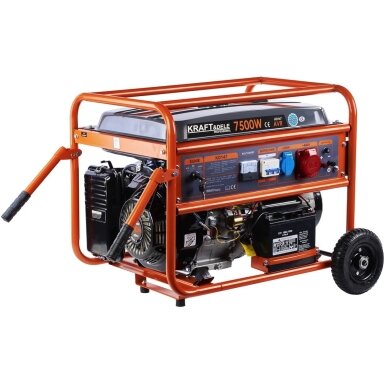 Trifazis benzininis elektros generatorius 7500W KRAFT&DELE, KD147