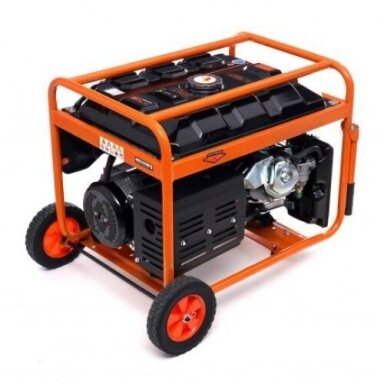 KRAFT&DELE KD164 Benzininis generatorius 5.5 kW vienfazis su el. starteriu