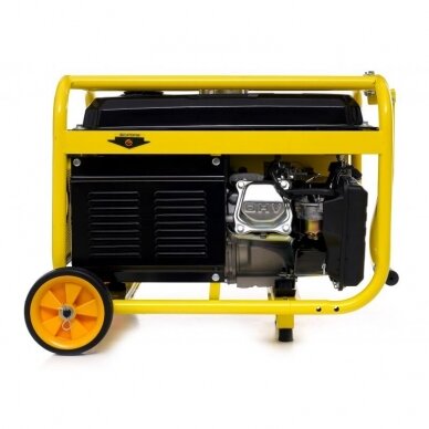 Benzininis vienfazis elektros generatorius KRAFT&DELE KD125  3.8 kW 10