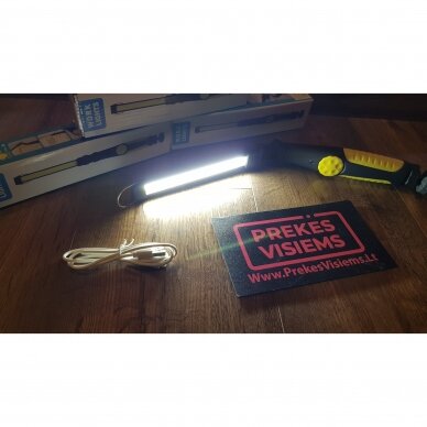 Darbo lempa LED pakraunama itin plokščia 2 Darbo lempa LED pakraunama itin plokščia 2