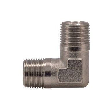 L-tipo jungtis 3/8" x 3/8" su išoriniu sriegiu L-tipo jungtis 3/8" x 3/8" su išoriniu sriegiu