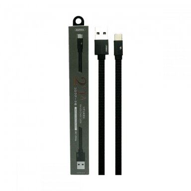 Laidas Remax RC-094a skirtas USB-C, 2m. juodas Laidas Remax RC-094a skirtas USB-C, 2m. juodas