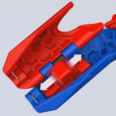 Laidų nuvalymo įrankis FV kabeliams KNIPEX ErgoStrip 3