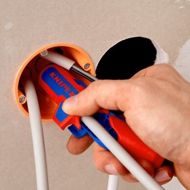Laidų nuvalymo įrankis FV kabeliams KNIPEX ErgoStrip 6 Laidų nuvalymo įrankis FV kabeliams KNIPEX ErgoStrip 6