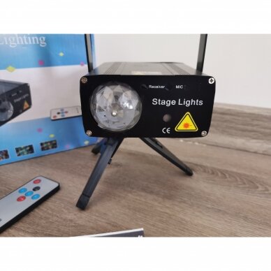 Automatinis šviesos efektų lazeris RGB STAR 1 6