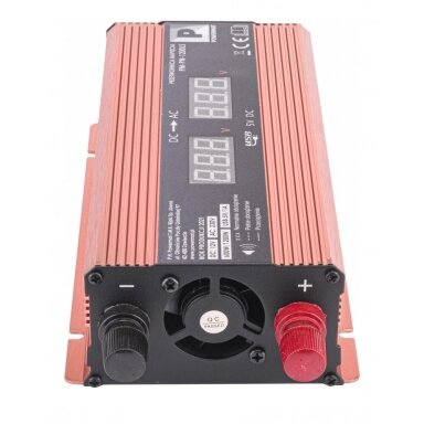LCD įtampos keitiklis 12V 1200W PM-PN-1200LS LCD įtampos keitiklis 12V 1200W PM-PN-1200LS