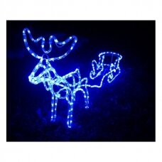 LED dekoracija „Elnias“, mėlyna šviesa su flash
