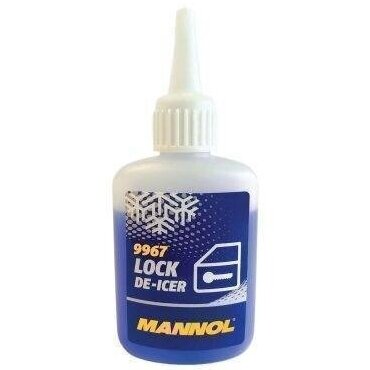 Ledo tirpiklis durų spynelėm MANNOL 50ml Ledo tirpiklis durų spynelėm MANNOL 50ml
