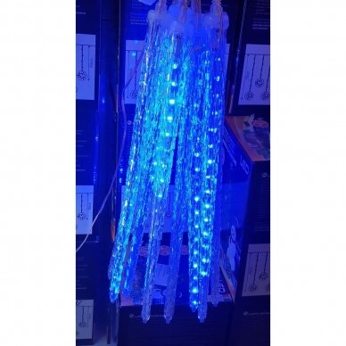 LED girlianda tirpstantys varvekliai (mėlyna ) 50cm 1