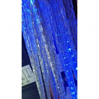 LED girlianda tirpstantys varvekliai (mėlyna ) 50cm 2