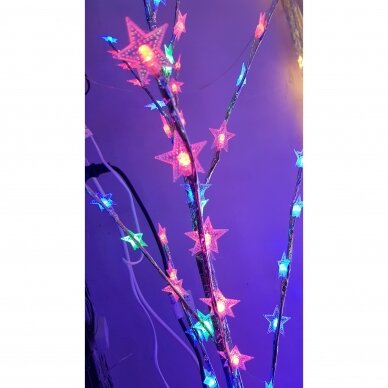 LED kalėdinė dekoracija ( didelis medelis) - žvaigždutės 3