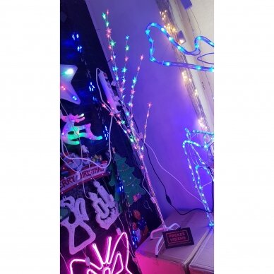 LED kalėdinė dekoracija ( didelis medelis) - žvaigždutės