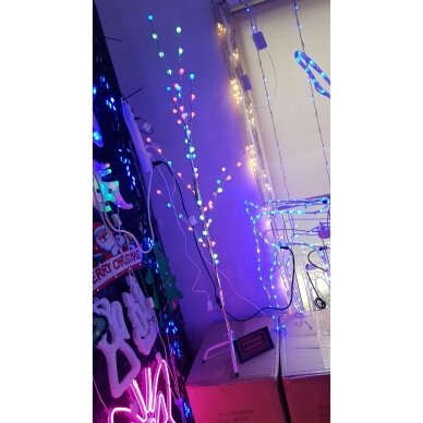 LED kalėdinė dekoracija didelis medelis - burbuliukai