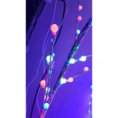 LED kalėdinė dekoracija didelis medelis - burbuliukai 3