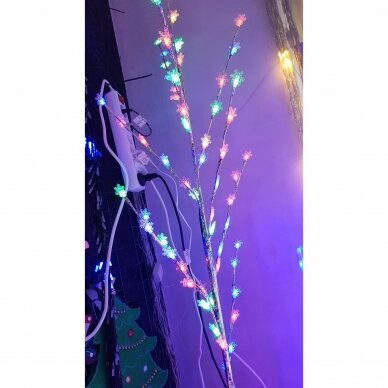 LED kalėdinė dekoracija ( didelis medelis) - snaigė 2