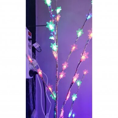 LED kalėdinė dekoracija ( didelis medelis) - snaigė 3