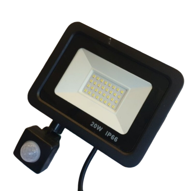 LED lauko šviestuvas 20W su judesio davikliu LED lauko šviestuvas 20W su judesio davikliu