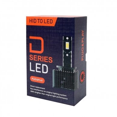 LED pagrindinės šviesos D3S, 6000K, 8400lm, 2vnt LED pagrindinės šviesos D3S, 6000K, 8400lm, 2vnt
