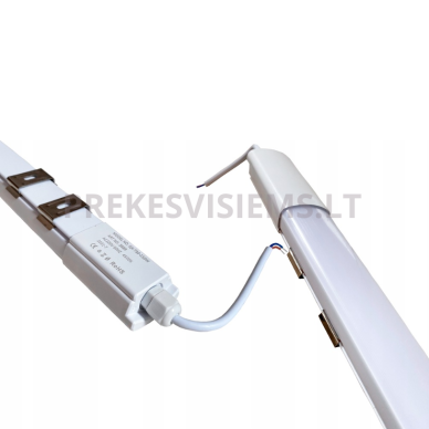 LED šviestuvas atsparus drėgmei 120cm T30 1 LED šviestuvas atsparus drėgmei 120cm T30 1