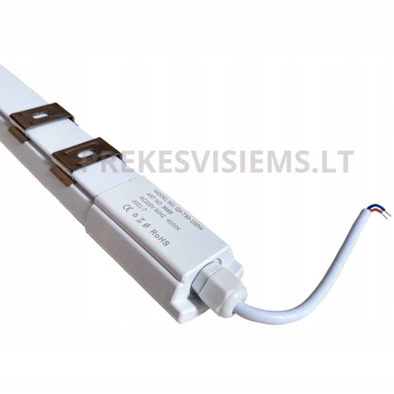 LED šviestuvas atsparus drėgmei 120cm T30 3