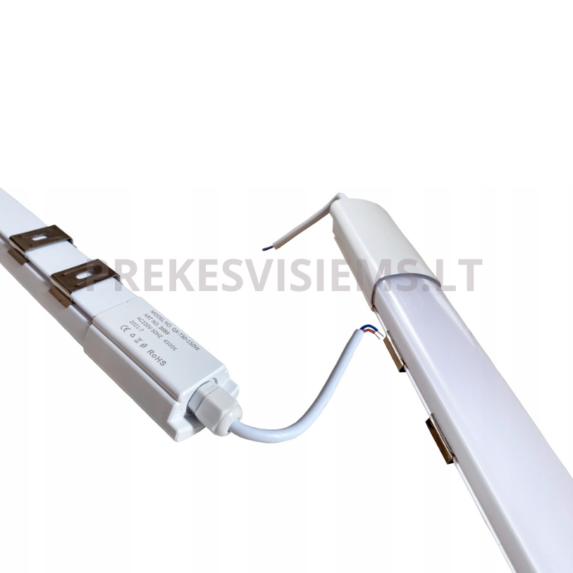 LED šviestuvas atsparus drėgmei 120cm T30 1 LED šviestuvas atsparus drėgmei 120cm T30 1