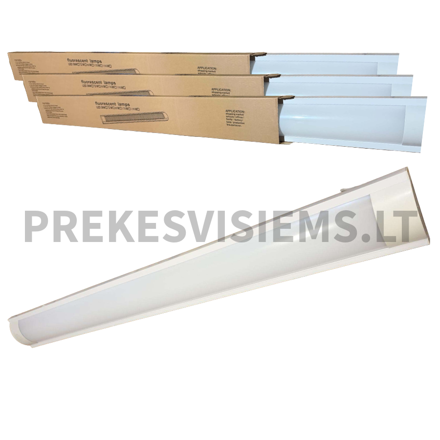 LED juostinis šviestuvas 120cm 6500K (Šaltai baltos spalvos) LED juostinis šviestuvas 120cm 6500K (Šaltai baltos spalvos)