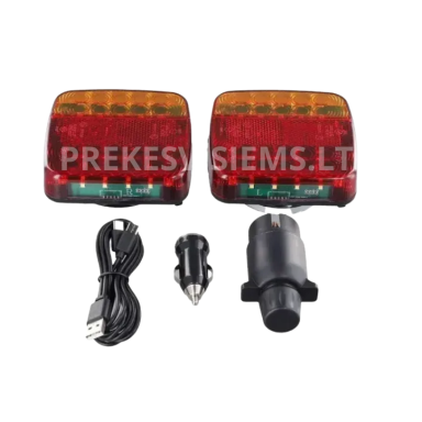 Magnetiniai LED priekabos žibintai, LD-01