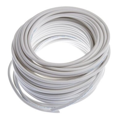 Elektros kabelis Lietkabelis BVV-LL 3 x 2.5 mm², baltas
