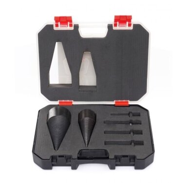 Medienos skaldymo grąžtų rinkinys 32mm / 42mm KD11248