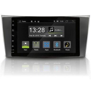 Mercedes W211 multimedijos sistema su GPS navig