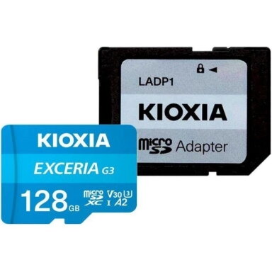 Micro SD atminties kortelė Kioxia 128GB